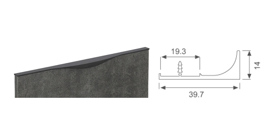 Double-clip Acrylic Straight Smiling Face